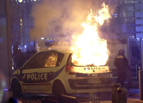 Protesty ve Francii. Protesty ve Francii.