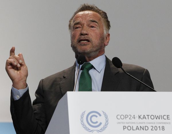 Herec a bývalý kalifornský guvernér Arnold Schwarzenegger. Herec a bývalý kalifornský guvernér Arnold Schwarzenegger.