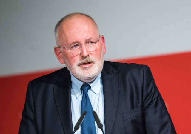 Místopředseda Evropské komise Frans Timmermans.