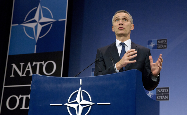 Generální tajemník aliance Jens Stoltenberg. Generální tajemník aliance Jens Stoltenberg.