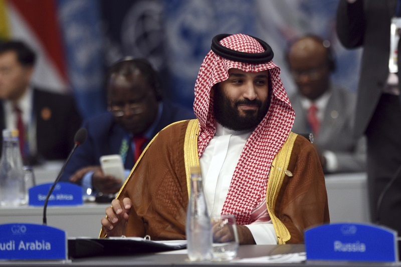 Korunní princ Saúdské Arábie Muhammad bin Salmán. Korunní princ Saúdské Arábie Muhammad bin Salmán.