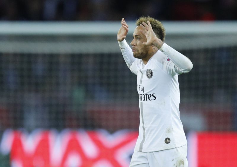 Brazilec Neymar ve službách PSG. Brazilec Neymar ve službách PSG.