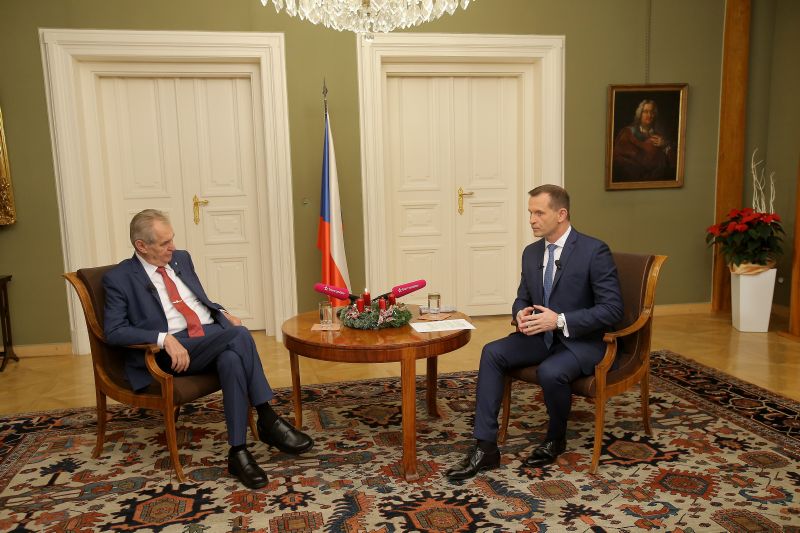 Miloš Zeman (vlevo) a Jaromír Soukup.