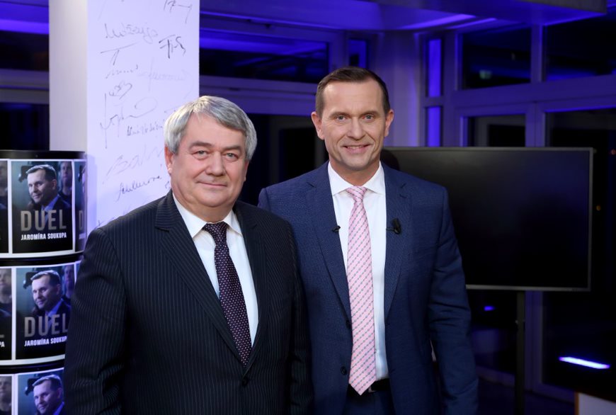 Vojtěch Filip (vlevo) a Jaromír Soukup. 