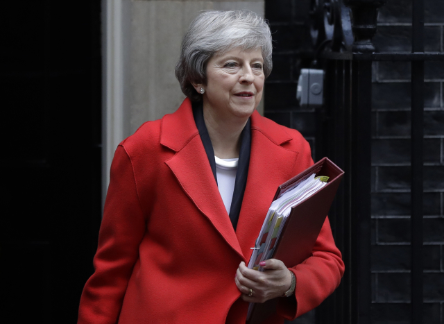 Britská premiérka Theresa Mayová. Britská premiérka Theresa Mayová.