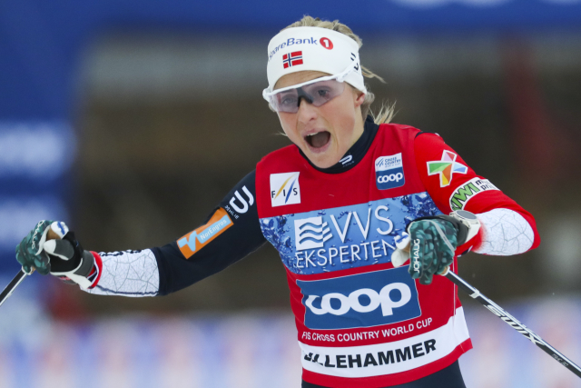 Therese Johaugová z Norska. Therese Johaugová z Norska.