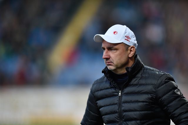 Kouč Slavie Jindřich Trpišovský. Kouč Slavie Jindřich Trpišovský.