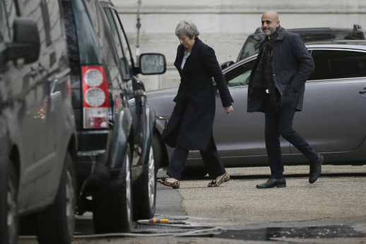 Britská premiérka Theresa Mayová. Britská premiérka Theresa Mayová.