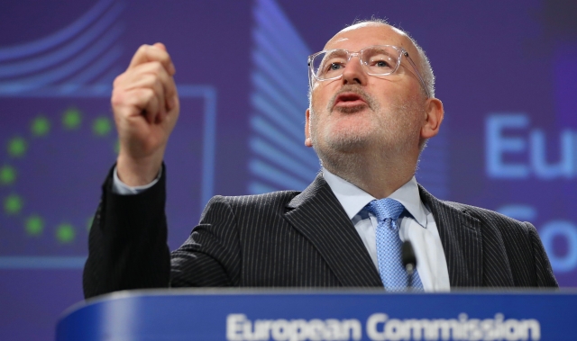 Místopředseda EK Frans Timmermans.