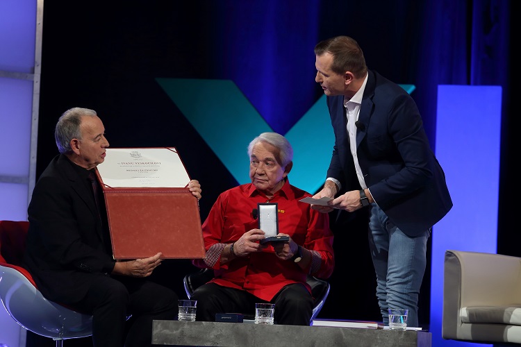 Ivan Vyskočil, Jiří Krampol a Jaromír Soukup. Ivan Vyskočil, Jiří Krampol a Jaromír Soukup.