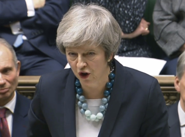 Britská premiérka Theresa Mayová.