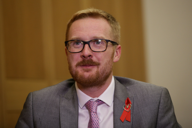 Britský poslanec Lloyd Russell-Moyle. Britský poslanec Lloyd Russell-Moyle.