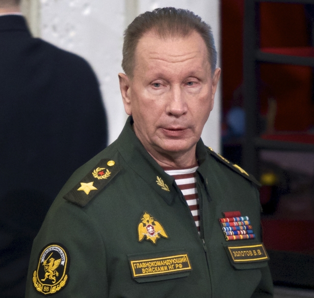 Velitel ruské Národní gardy Viktor Zolotov. Velitel ruské Národní gardy Viktor Zolotov.