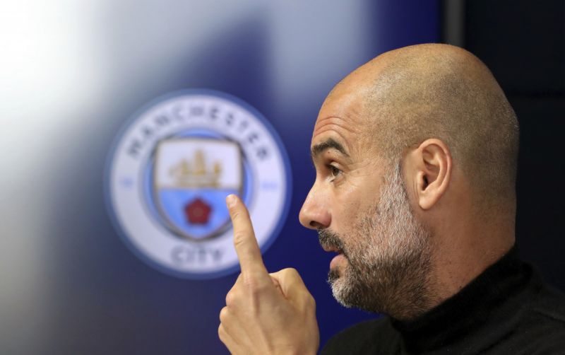 Pep Guardiola hovořil během tiskové konference na téma rasismu.
