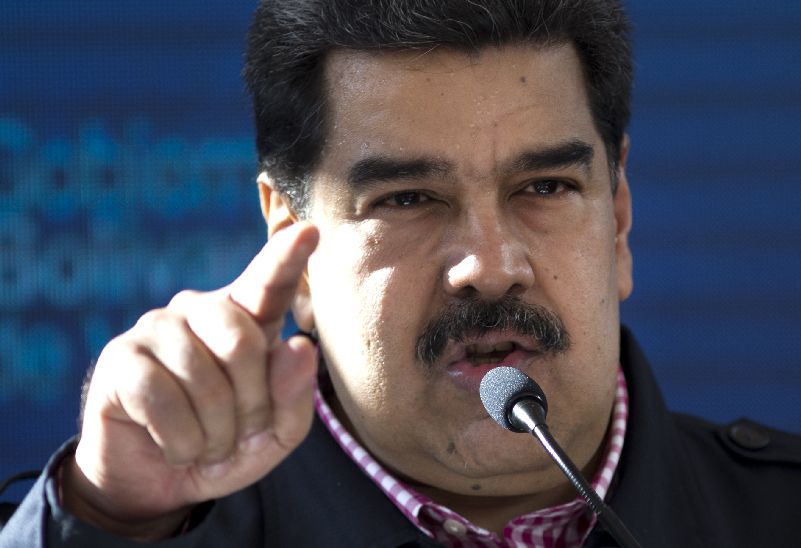 Venezuelský socialistický prezident Nicolás Maduro.