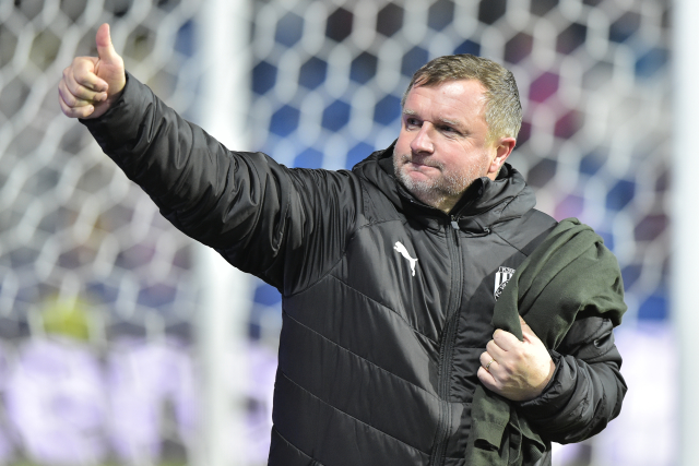 Spokojený trenér Plzně Pavel Vrba. Spokojený trenér Plzně Pavel Vrba.