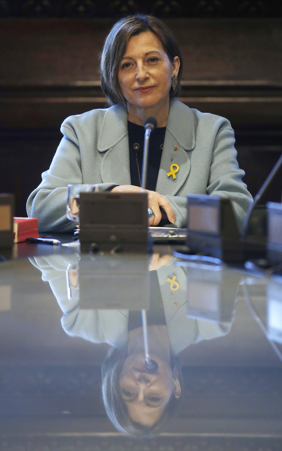 Bývalá předsedkyně katalánského parlamentu Carme Forcadellová. Bývalá předsedkyně katalánského parlamentu Carme Forcadellová.