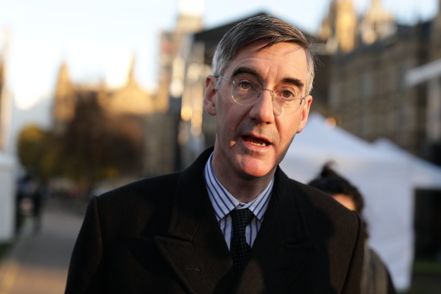 Konzervativní poslanec Jacob Rees-Mogg. Konzervativní poslanec Jacob Rees-Mogg.
