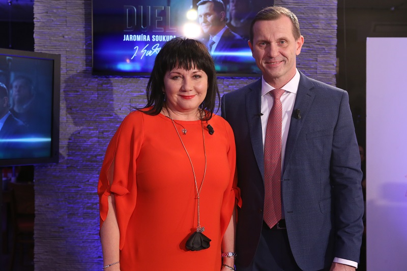 Alena Schillerová byla hostem Jaromíra Soukupa.