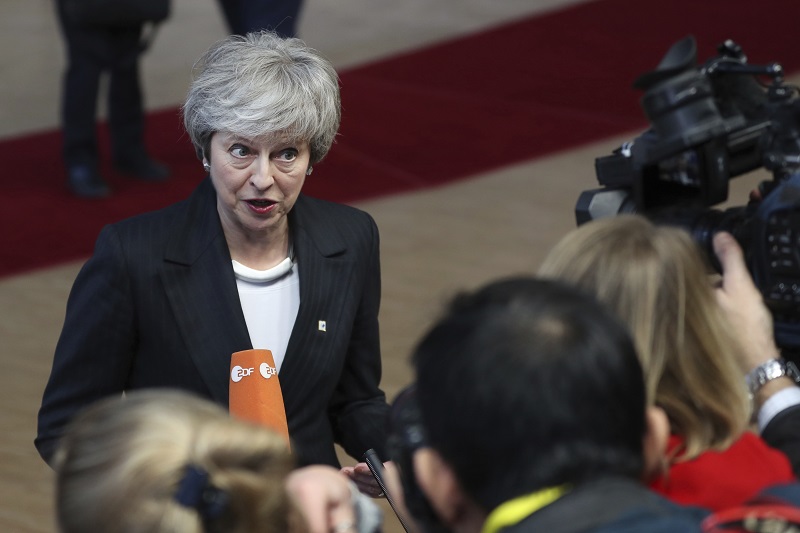 Britská premiérka Theresa Mayová přednesla své návrhy a poté odešla ze sídla EU.