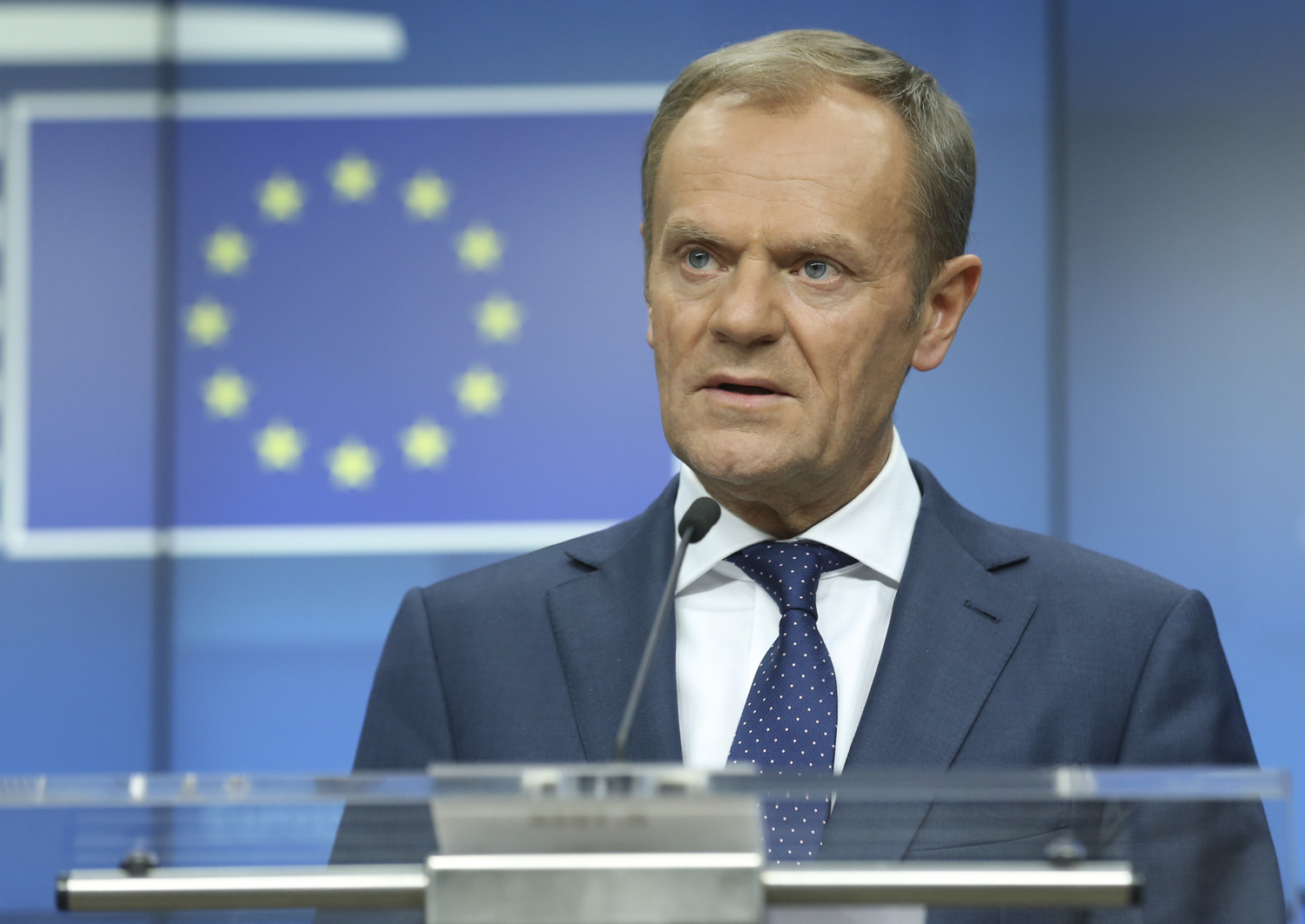 Předseda vrcholných unijních schůzek Donald Tusk.