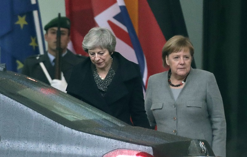 Britská premiérka Theresa Mayová a německá kancléřka Angela Merkelová. Britská premiérka Theresa Mayová a německá kancléřka Angela Merkelová.