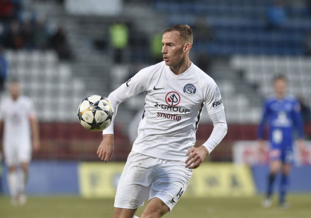 Obránce Slovácka Josef Divíšek.