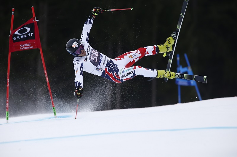 Lyžař Kryštof Krýzl a jeho pád. Lyžař Kryštof Krýzl a jeho pád.