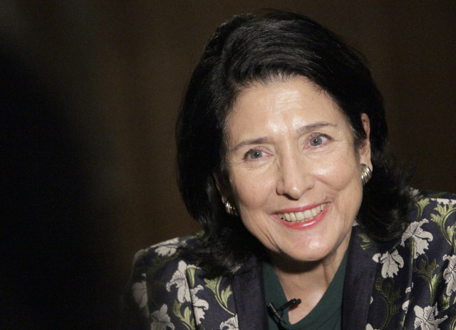 Prezidentka Salome Zurabišviliová.