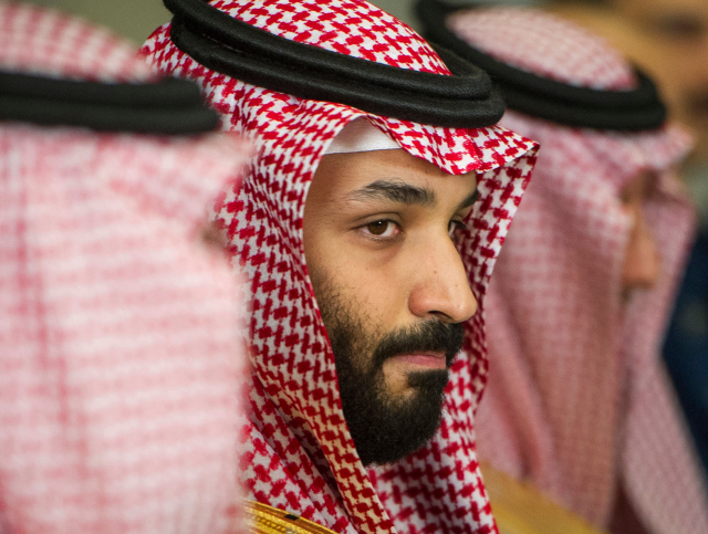 Korunní princ Muhammad bin Salmán. Korunní princ Muhammad bin Salmán.