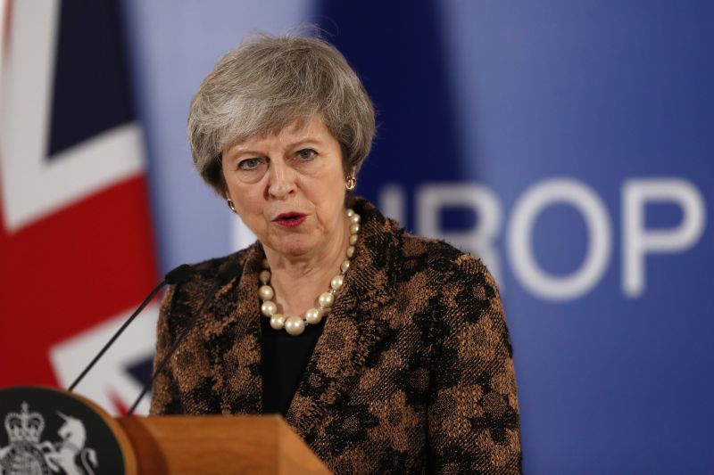 Britská premiérka Theresa Mayová. Britská premiérka Theresa Mayová.