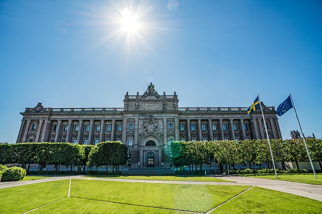 Švédský parlament.