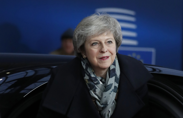 Britská premiérka Theresa Mayová. Britská premiérka Theresa Mayová.