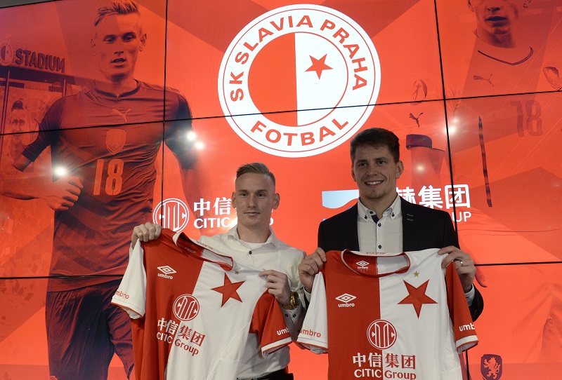 Petr Ševčík (vlevo) a Lukáš Masopust jsou novými hráči ve Slavii.