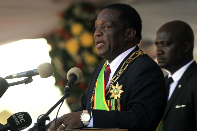 Prezident Zimbabwe Emmerson Mnangagwa. Prezident Zimbabwe Emmerson Mnangagwa.