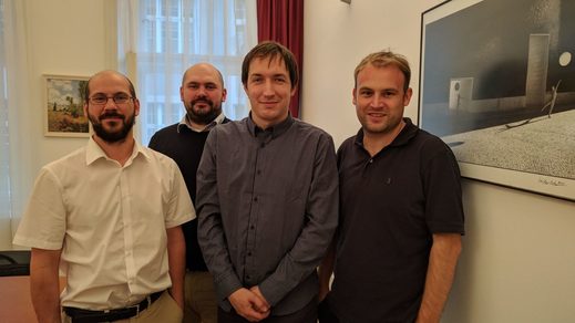 Agdata (zleva): Lukáš Musil, Jiří Musil, Jiří Večeřa a Jan Barta.