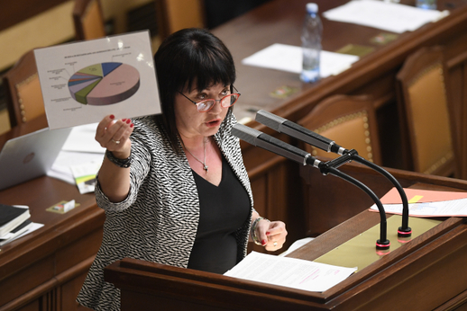 Ministryně financí Alena Schillerová.