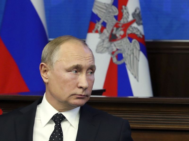 Ruský prezident Vladimir Putin. Ruský prezident Vladimir Putin.