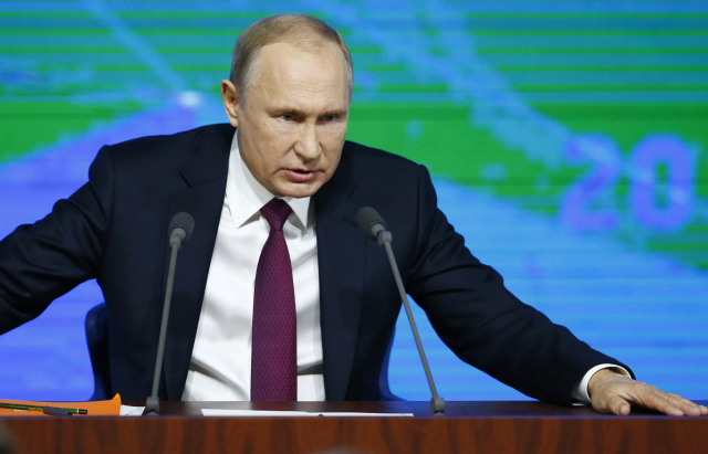 Ruský prezident Vladimir Putin. Ruský prezident Vladimir Putin.