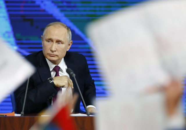 Ruský prezident Vladimir Putin. Ruský prezident Vladimir Putin.