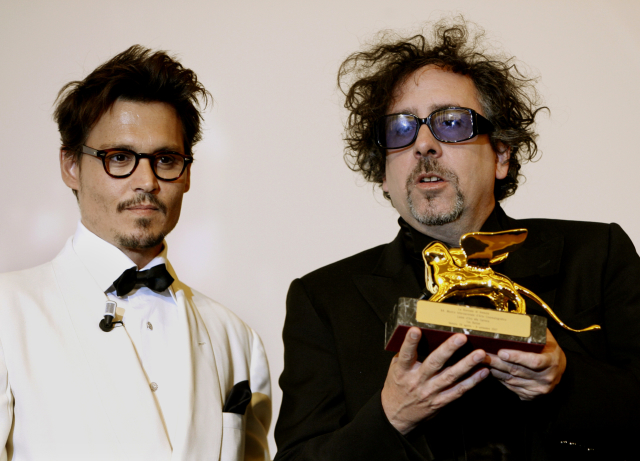 Johnny Depp (vlevo) a Tim Burton.
