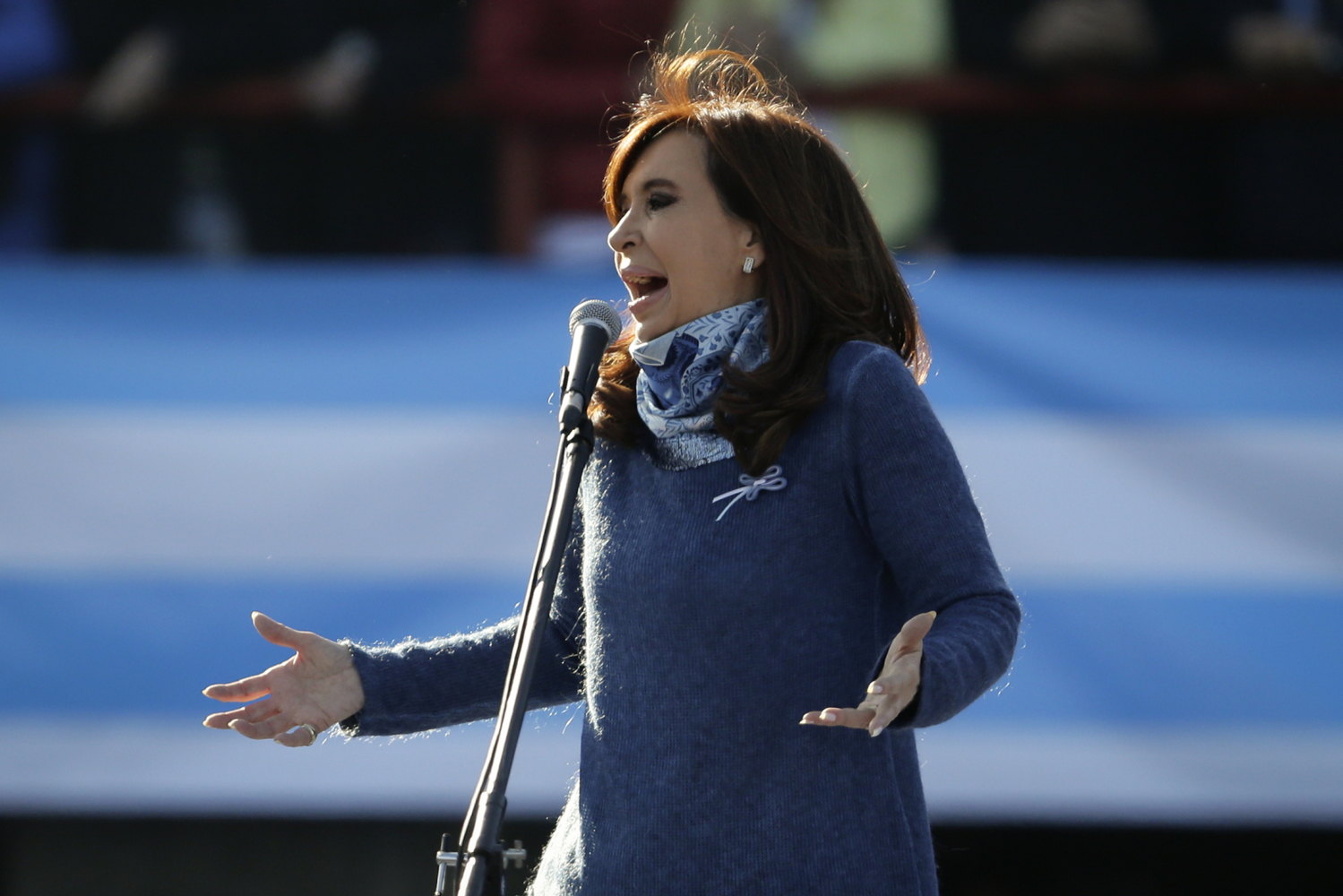 Bývalá argentinská prezidentka Cristina Fernándezová Kirchnerová. Bývalá argentinská prezidentka Cristina Fernándezová Kirchnerová.