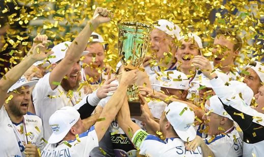 Světový šampionát florbalistů se letos odehrál v Praze a byl z toho rekord v návštěvnosti. Domácímu týmu se ale tolik nedařilo a skončil čtvrtý. Triumf slavili Finové, kteří se ve finále poradili s rivaly ze Švédska. Foto: ČTK/Deml Ondřej.
