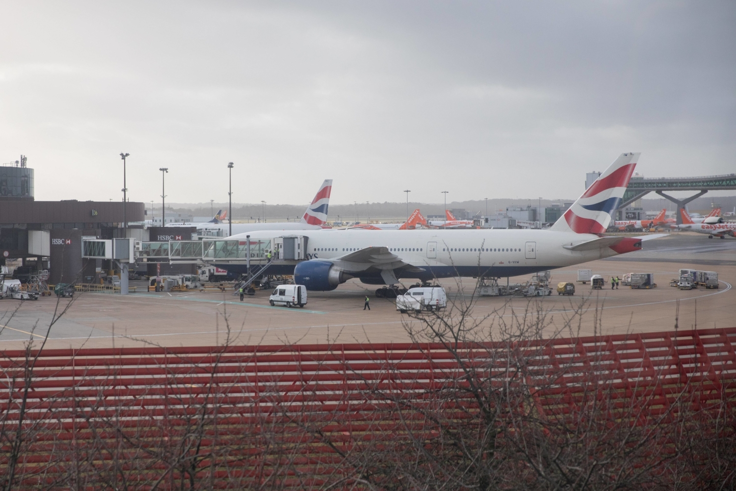 Letiště Gatwick.