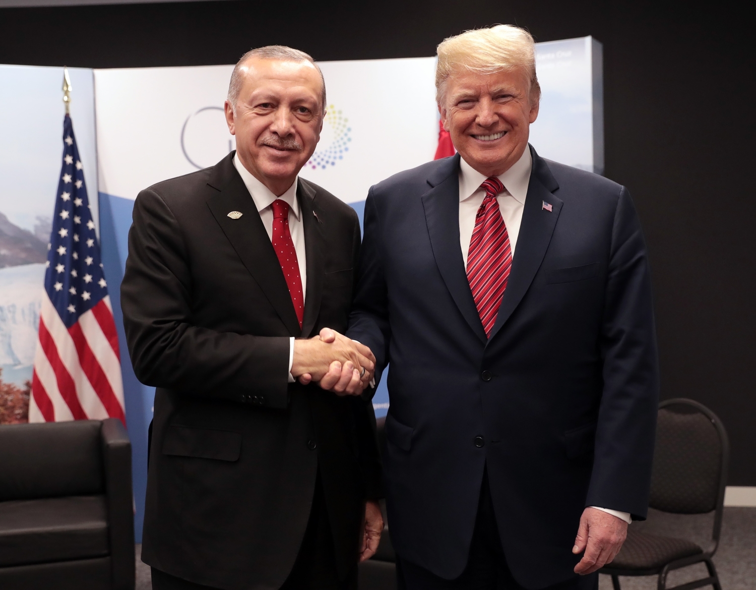 Erdogan (vlevo) a Trump. 