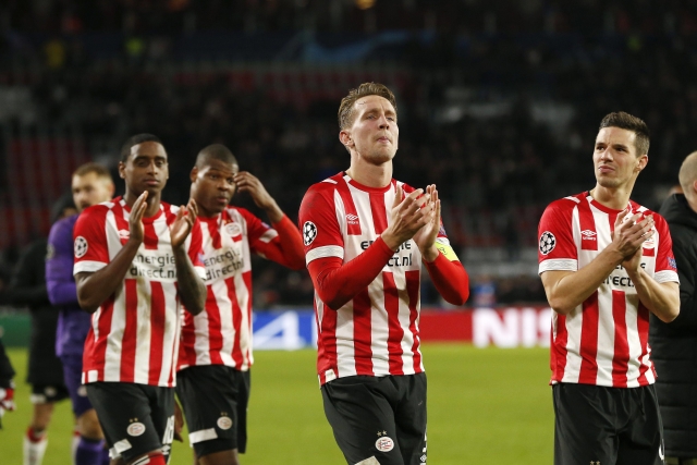 Fotbalisté PSV Eindhoven. 