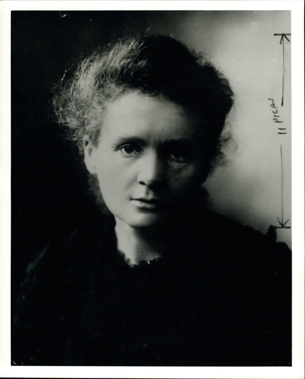 Marie Curieová. 