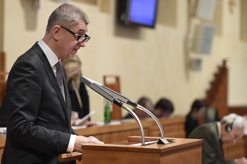 Předseda vlády Andrej Babiš.