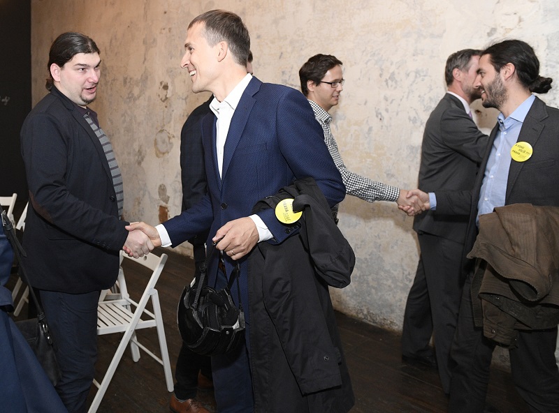 Starosta Prahy 5 Daniel Mazur (vlevo) a Jan Čižinský.