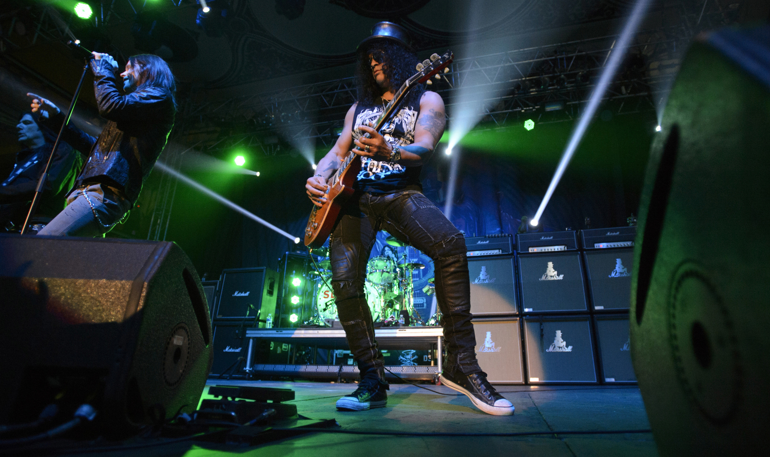 V O2 areně vystoupí například britsko-americký kytarista Slash.